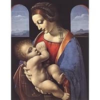 Amazon.co.jp: 18 枚の油絵聖母子クリスチャン ルネサンス